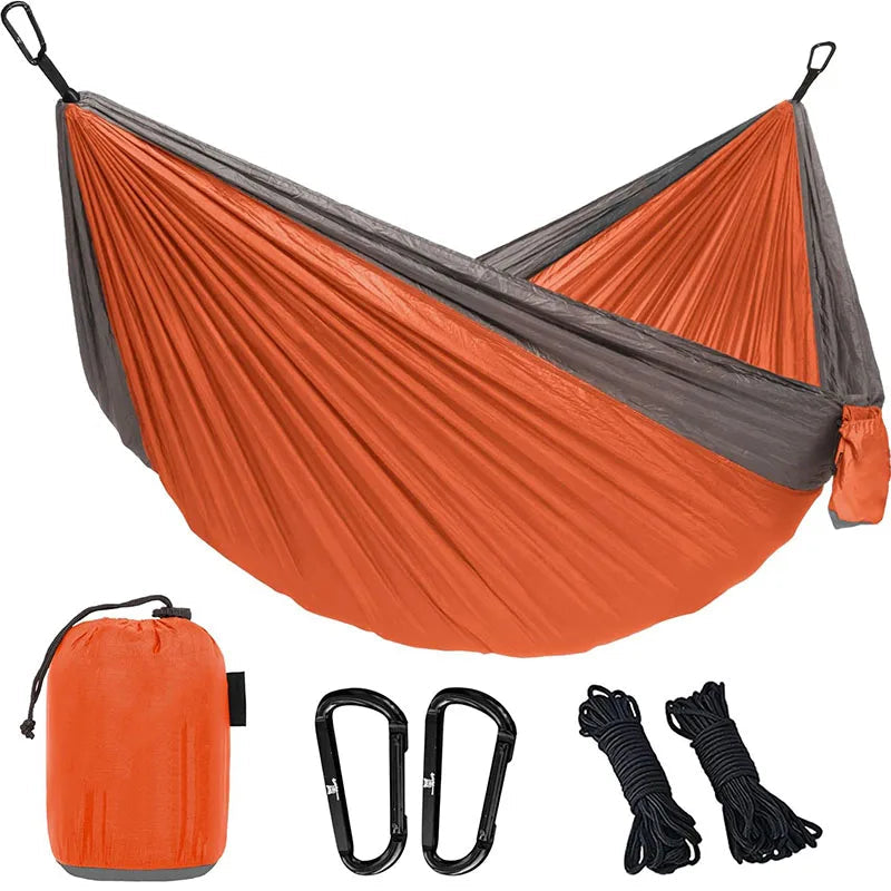 Portable Camping Hammock – Lightweight, Durable Nylon for Outdoor Use
