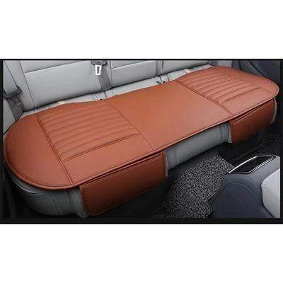 Bamboo Charcoal Car Seat Cushion - Odor Absorbing Leather Design for All Seasons