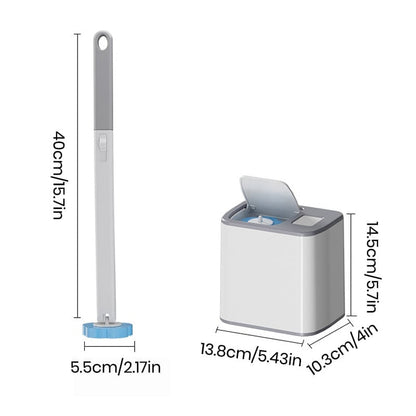 Single-Use Toilet Brush Set for Effortless Cleaning
