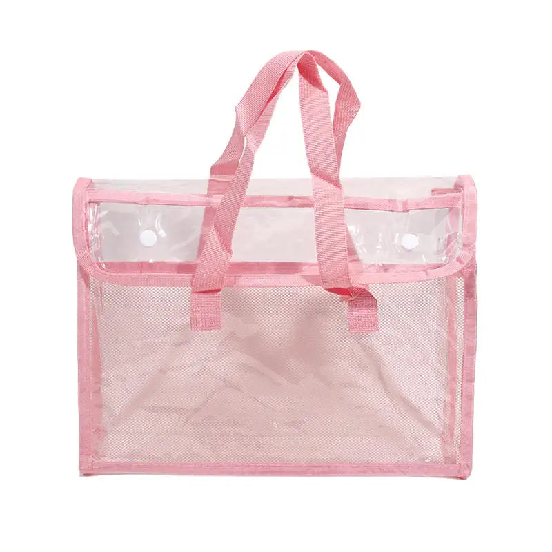 A4 Document Bag | Waterproof & Transparent | Spacious with Carry Handle