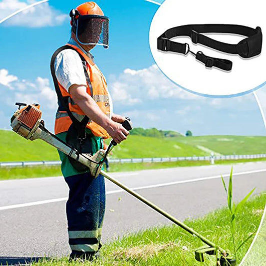 Adjustable Universal Nylon Shoulder Strap for Garden Tools | Ergonomic Carrying Strap for Lawnmowers and Hedge Trimmers