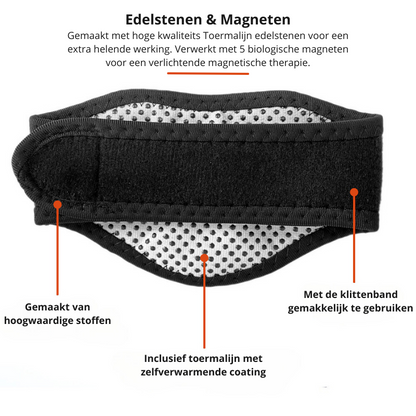 Neckband with Tourmaline & Magnets | Pain Relief & Self-Heating