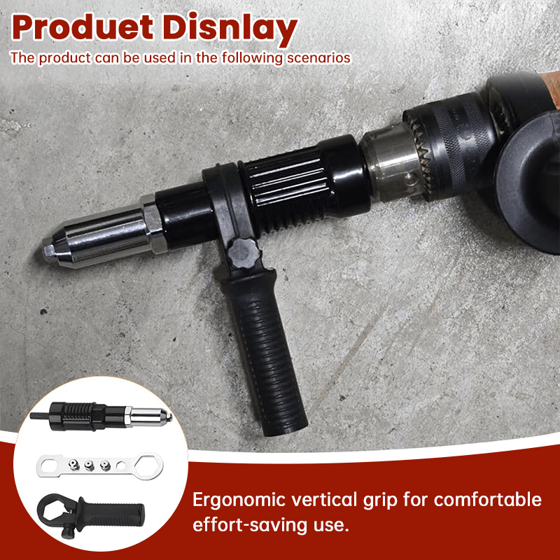 Transform Your Drill: 14mm Hex Rivet Adapter for Effortless Work