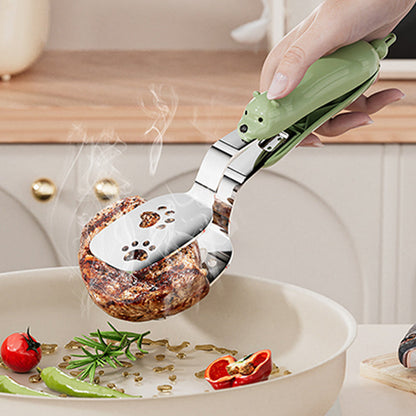 Food Turner for Easy Flipping, Draining, and Grabbing