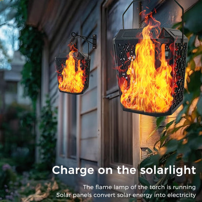 Flickering Solar Powered Torch Light