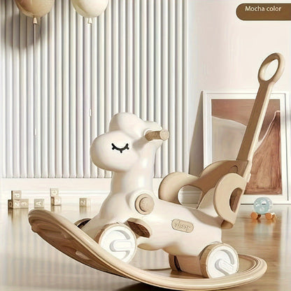 2-in-1 Baby Rocking Horse and Balance Bike - Safe and Fun Toy