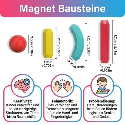 Creative Magnetic Building Blocks Playset
