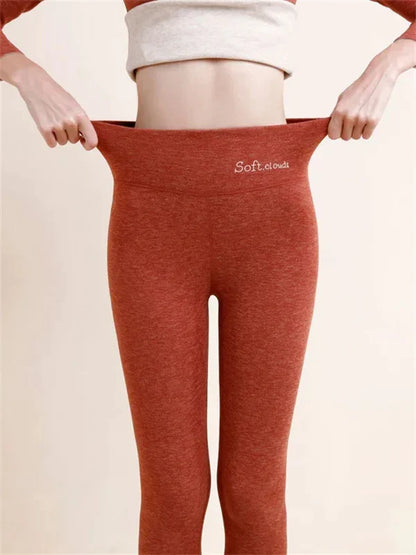 Cashmere-Lined Winter Leggings for Cozy Warmth
