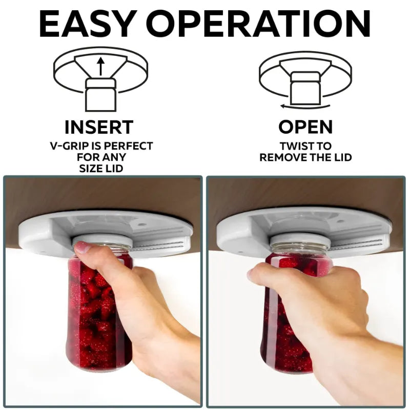 Under-Counter Twist Jar Opener