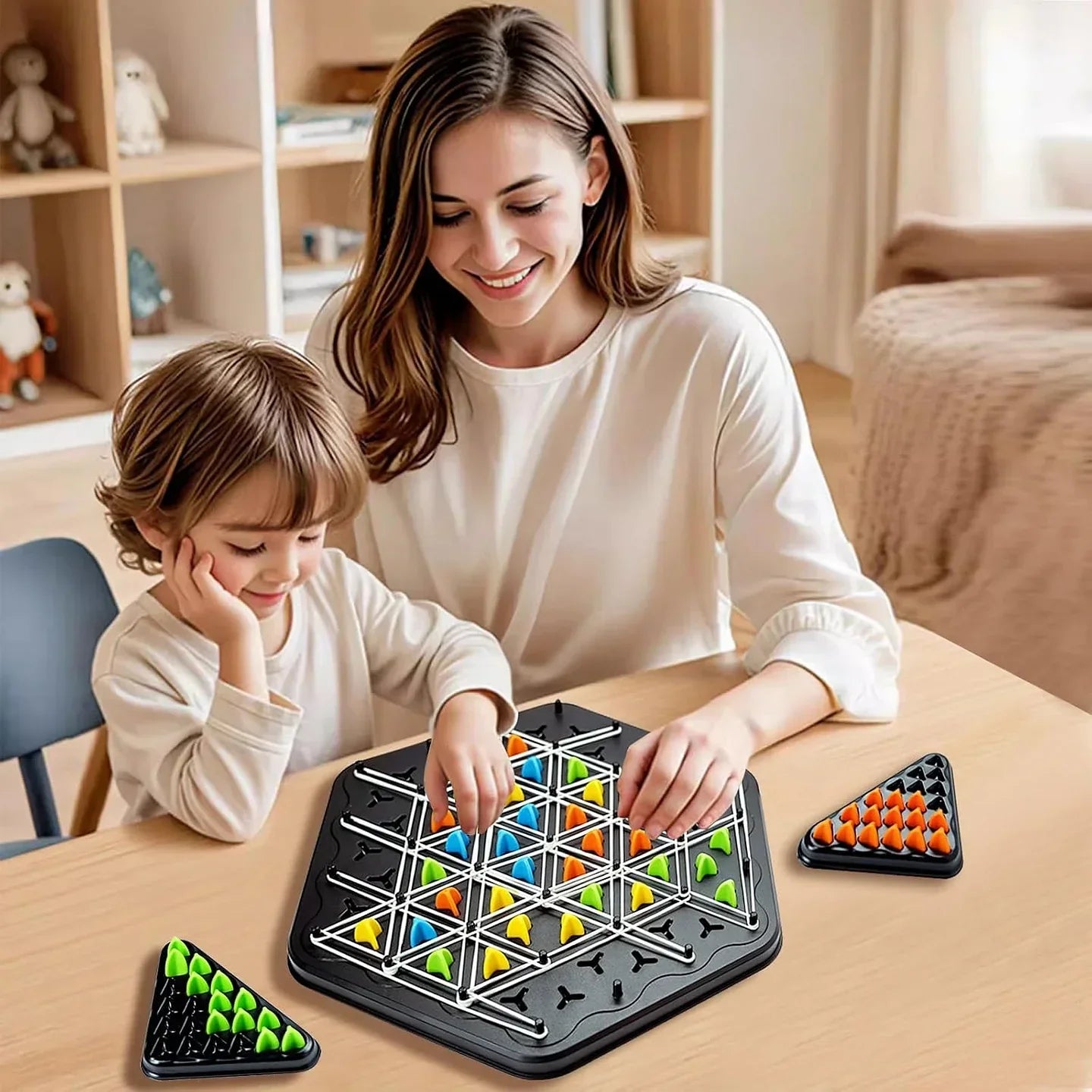 Triangular Tactics - Engaging Chess Game for All Ages