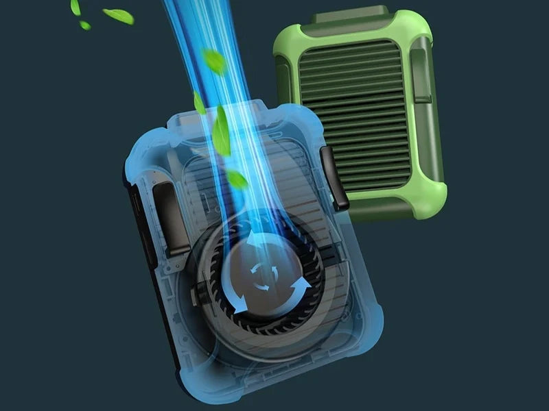 Portable Fan – Quiet – Rechargeable – Sleek Design