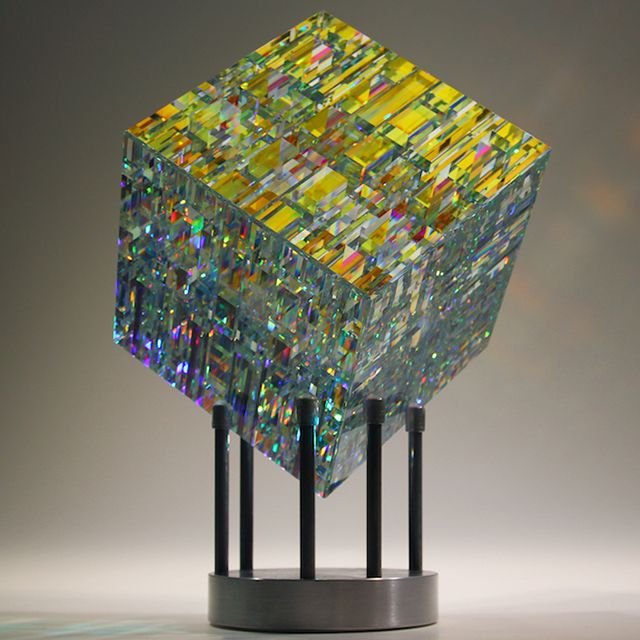 Chroma Cube Art Ornaments – Fantasy Magic Decorative Accents