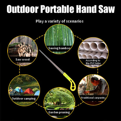 Portable Outdoor Pruning Saw for Effortless Trimming
