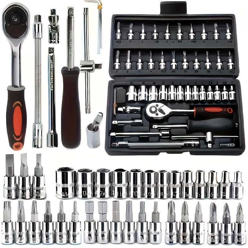 Versatile Repair Tool Set for Home and Garage Applications