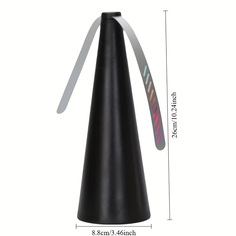 Portable Battery-Operated Outdoor Fan for Mosquito and Fly Control