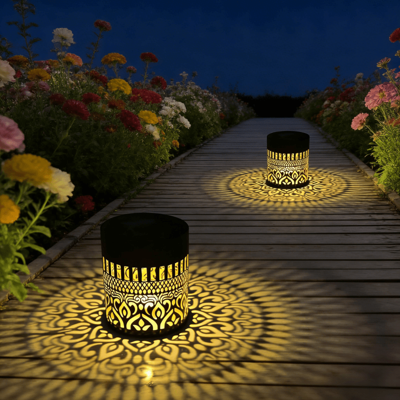 Solar Projection Light for Stylish Outdoor Atmosphere
