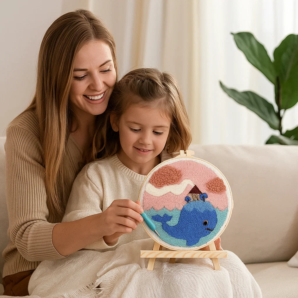 Quick Relaxation and Beautiful Embroidery Art Creation