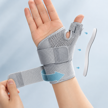 Flexible Splint for Thumb and Wrist Support - Adjustable Stabilizer