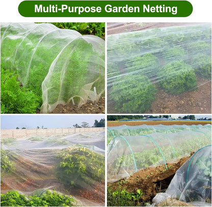 Plant Protection Netting – HDPE Insect and Bird Barrier, Light-Transmissive, Ideal for Vegetables & Fruits