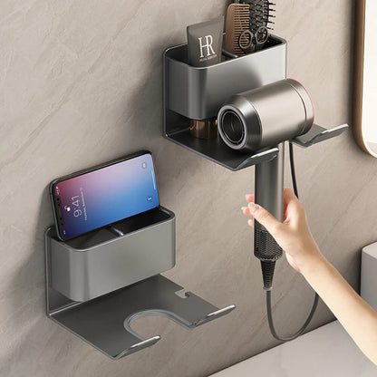 Stylish Wall-Mounted Organizer for Hair Care Essentials