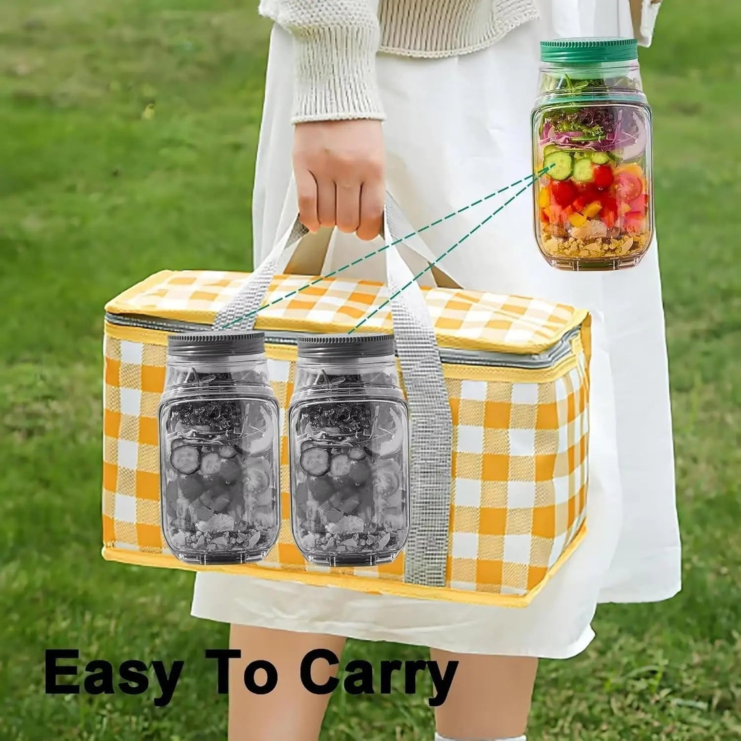 Crunchy Salad Keeper – Keep Your Meals Fresh and Leak-Proof Anywhere