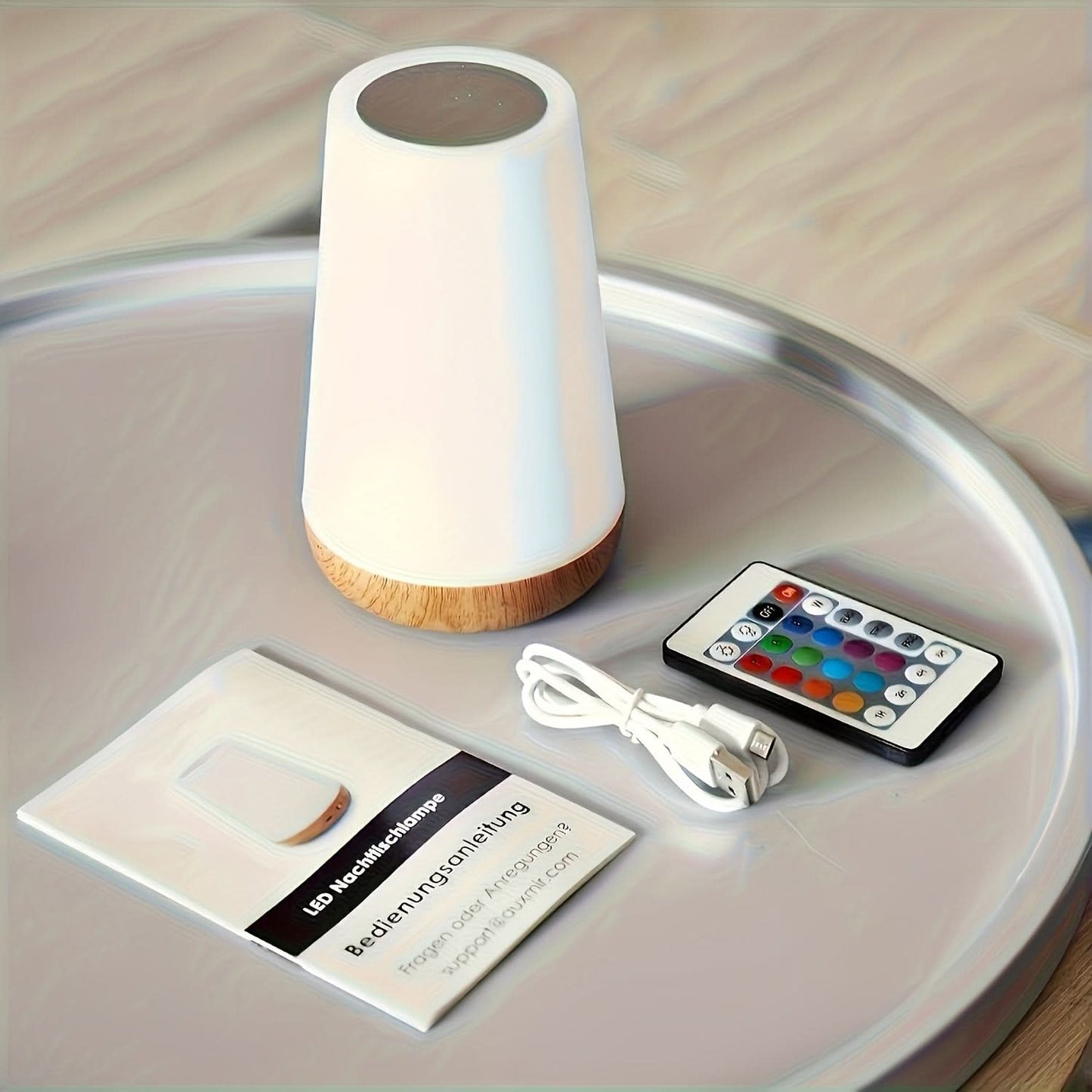 Adjustable Touch Control Lamp for Cozy and Vibrant Illumination