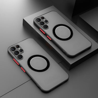 Magnetic Phone Case for Samsung - Shockproof Protection in Various Colors