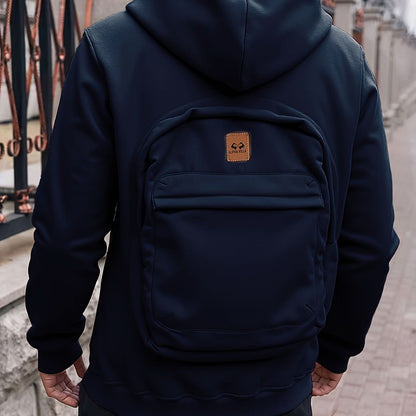 Hooded Jacket Backpack Combination