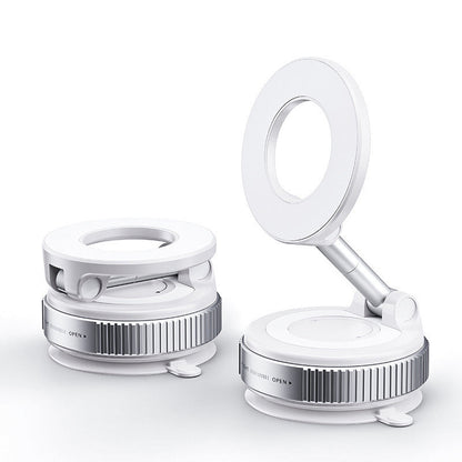 Phone Holder with Suction Base – 360-Degree Magnetic Mount