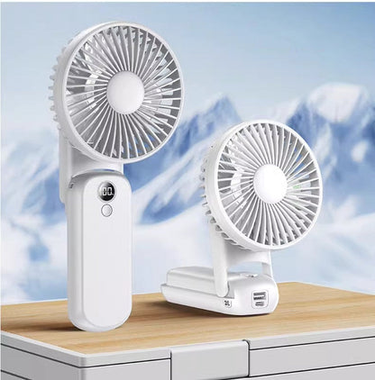 Rechargeable Mini Fan – Handheld, Foldable Design for 2025
