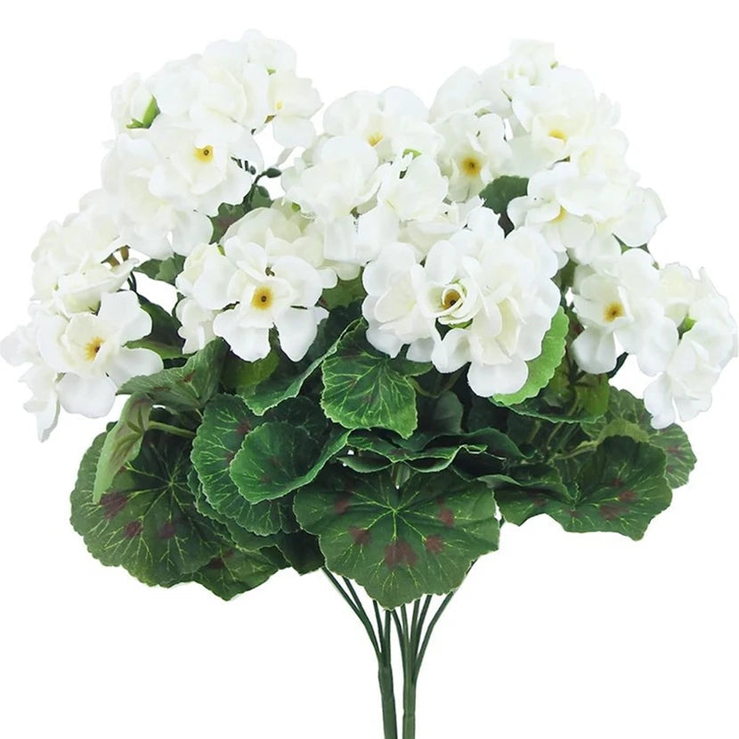 Artificial Begonia Flower for Weddings & Home Decor | Bonsai, Windowsill, DIY Craft Projects