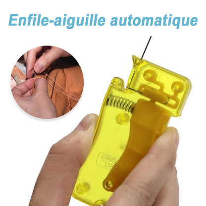 Needle Threading Tool for Effortless Use Without Eye Strain or Frustration