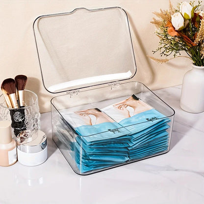 Acrylic Storage Box with Clear Lid – Versatile Organizer for Home & Office