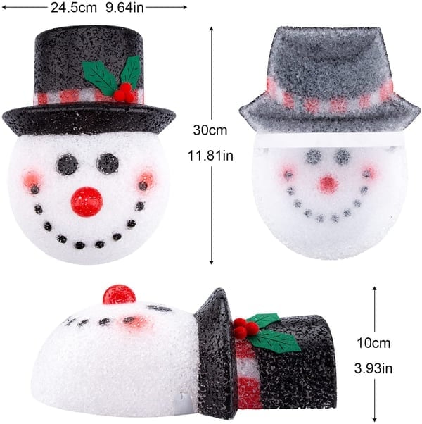 Porch Light Covers in Snowman Design