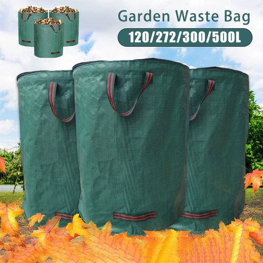 Collapsible and Reusable Garden Bag with Lid | 120–500 L Capacity