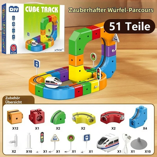 Kids' Toy Train Set with Magical Blocks