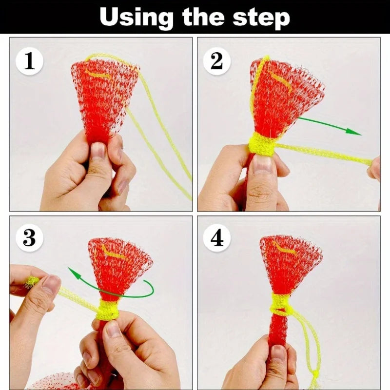100-Pack Garden Netting | Durable Fruit Net | 30 cm | Ideal for Melons