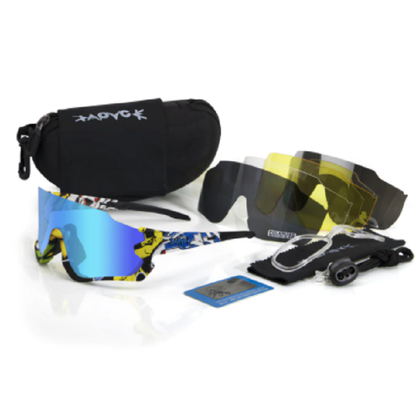 Motorcycle Sunglasses with Photochromic Lenses for Cycling