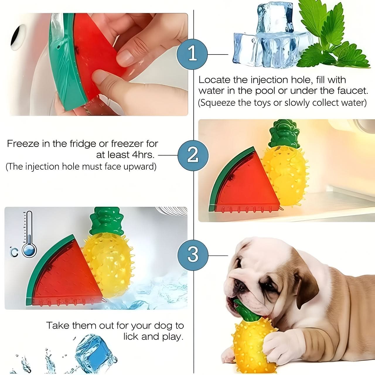 Interactive Frozen Puzzle Toys for Dogs