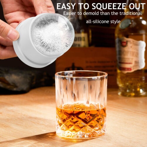 ChillSphere Ice Ball Maker – 2-Pack for Perfect Drinks