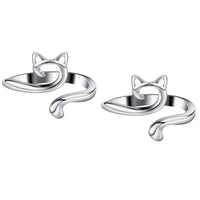 Silver cat piece