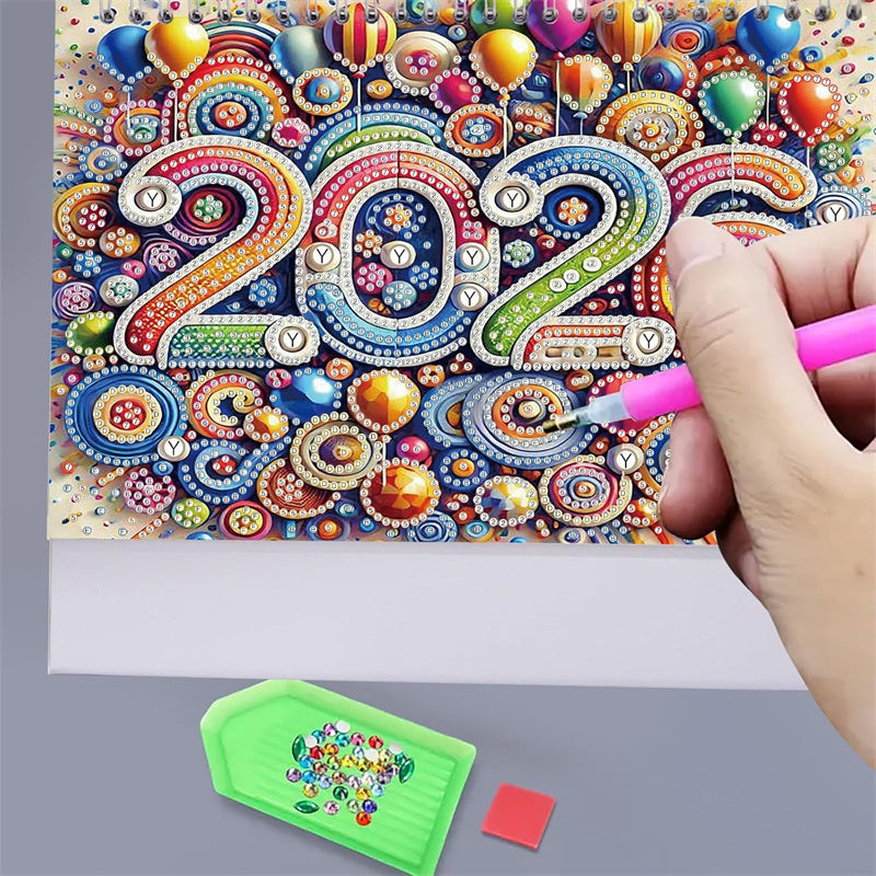 Sparkling DIY Calendar Brightens Your Workspace 2026