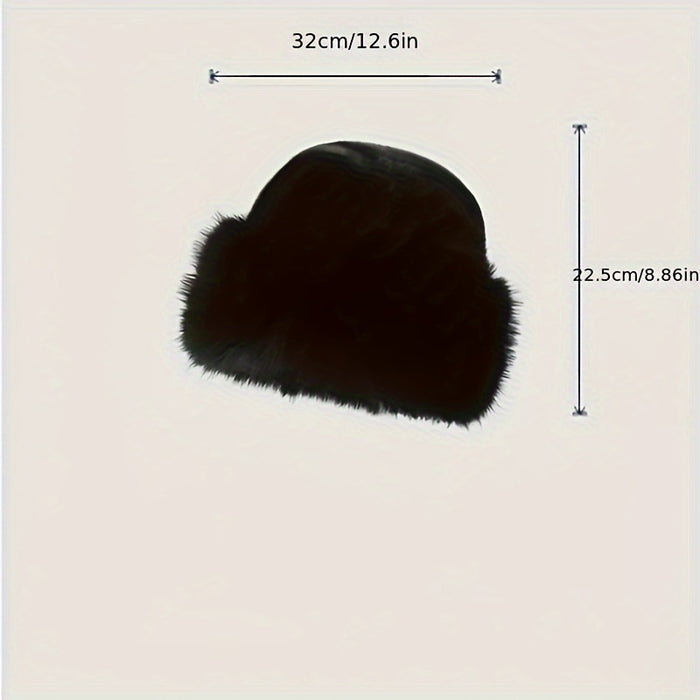 Pink Faux Fur Hat – Stylish Warmth for Cold Weather