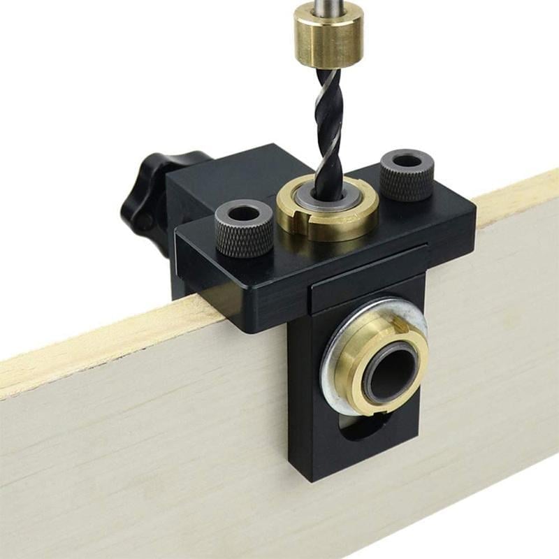 Adjustable 3-in-1 Woodworking Drill Locator Punching Tool