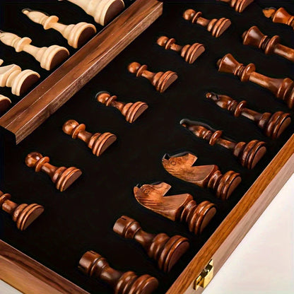 Wooden Chess Set - Ideal for Competitive Play