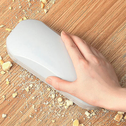 Multi-Functional Dust Brush for Removing Lint and Crumbs from Surfaces
