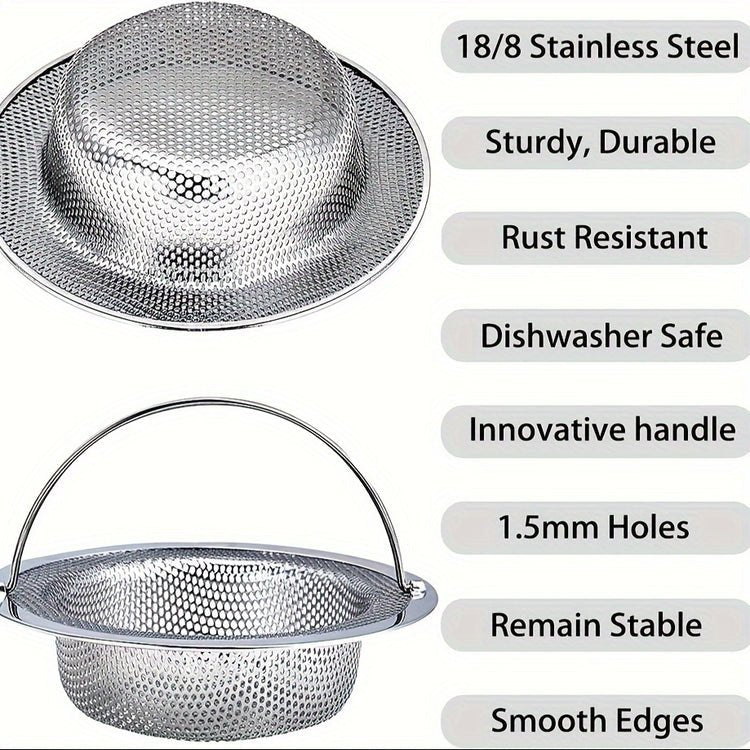 Clog-Free Drain Guard with Fine Mesh & Handle – ClearFlowGuard