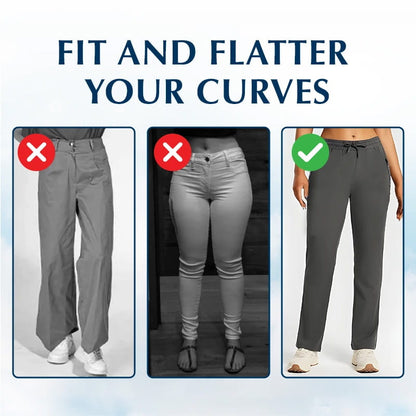 Men's Quick-Dry Stretch Pants with Secure Zipper Pockets