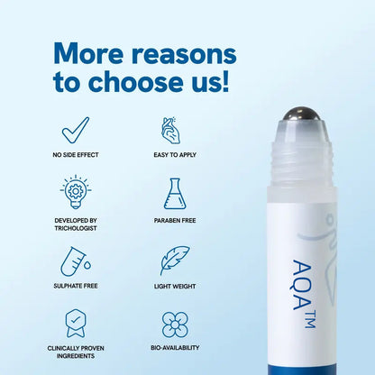 Revitalizing Hair Growth Serum with Precision Roller Applicator