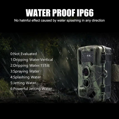 58MP Night Vision Trail Camera for Wildlife Observation and Security